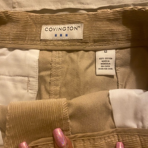 Tan Corduroy Skirt - Picture 3 of 3